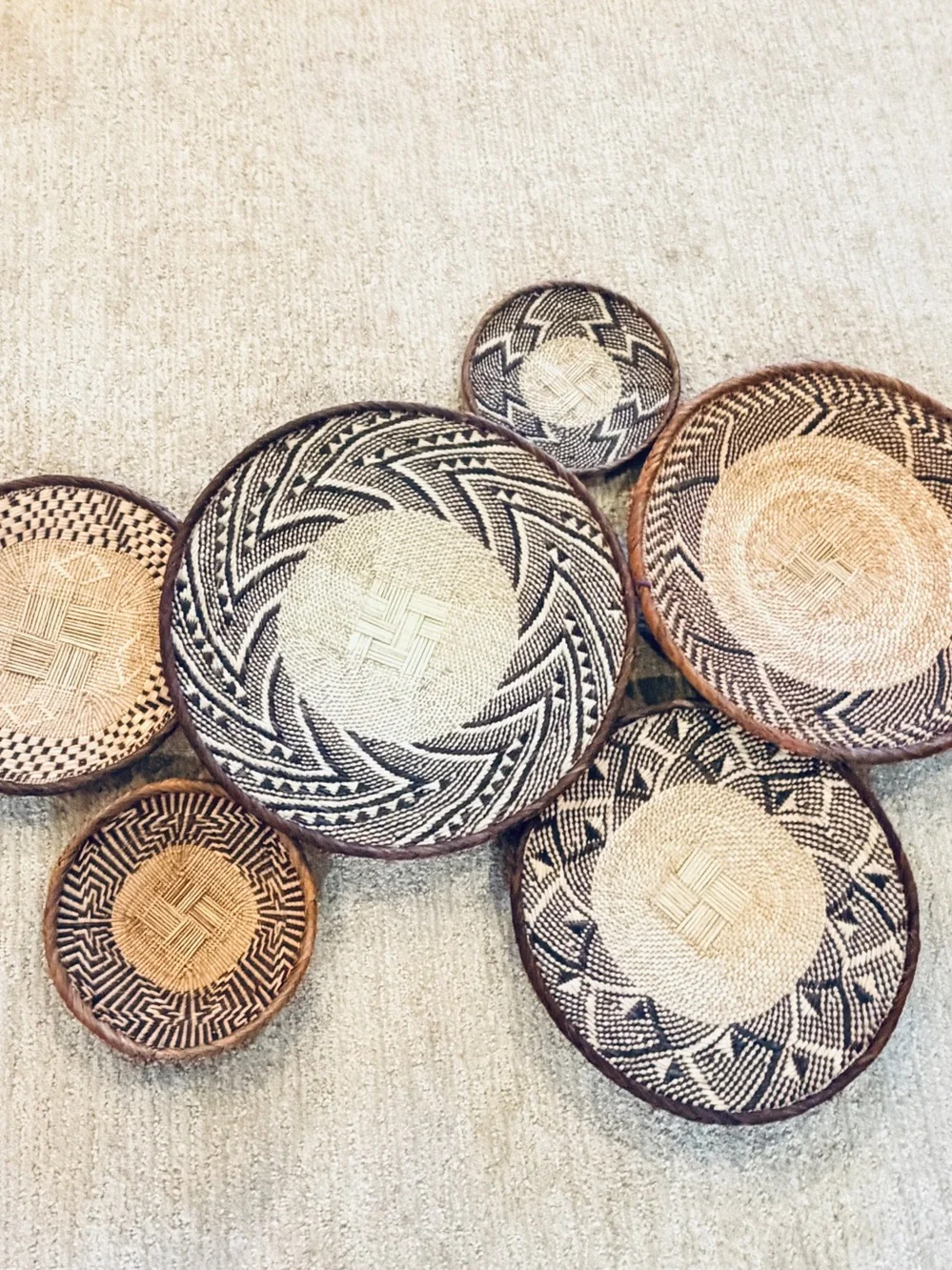 NEW Africa Woven Basket. Made by the Binga people of Zambia/Zimbabwe
